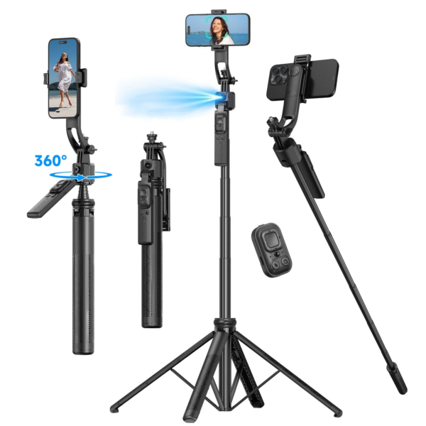 Motion Sensor Phone Tripod Stand Camera Mount